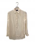 POLO RALPH LAURENポロ・ラルフローレン）の古着「シルクプルオーバーシャツ」｜アイボリー