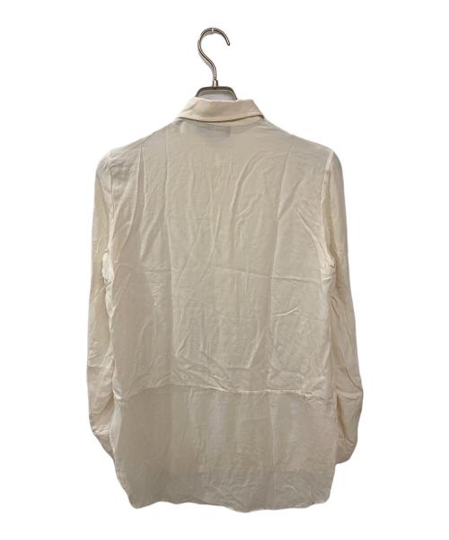 POLO RALPH LAUREN（ポロ・ラルフローレン）POLO RALPH LAUREN (ポロ・ラルフローレン) シルクプルオーバーシャツ アイボリー サイズ:Sの古着・服飾アイテム