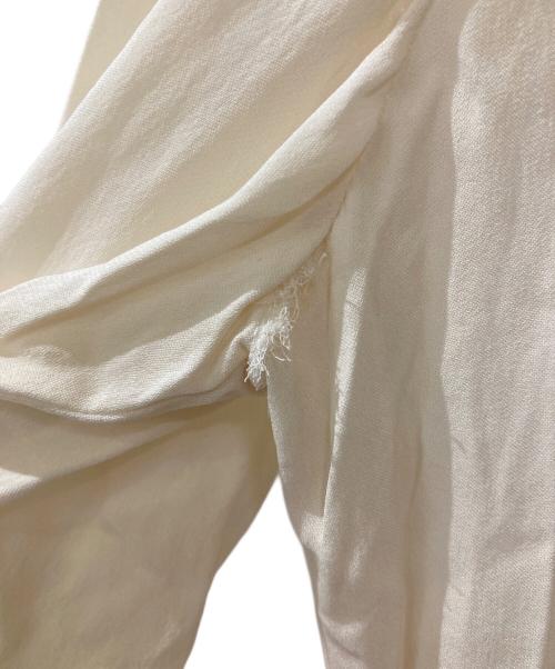 POLO RALPH LAUREN（ポロ・ラルフローレン）POLO RALPH LAUREN (ポロ・ラルフローレン) シルクプルオーバーシャツ アイボリー サイズ:Sの古着・服飾アイテム