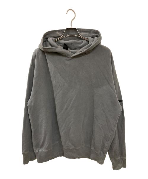 N.HOOLYWOOD（エヌ ハリウッド）N.HOOLYWOOD (エヌ ハリウッド) HOOLYWOOD COMPILEフーディシャツ グレー サイズ:Mの古着・服飾アイテム