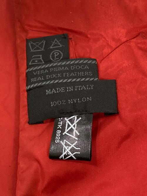 PRADA SPORTS（プラダスポーツ）PRADA SPORTS (プラダスポーツ) ナイロン中綿マフラー レッドの古着・服飾アイテム