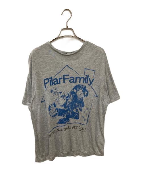 OPEN YY（オープンワイワイ）OPEN YY (オープンワイワイ) Knitted PET CLUB HOUSE TEE グレー サイズ:Sの古着・服飾アイテム