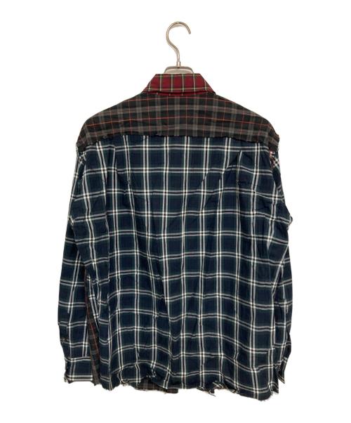 KIDILL（キディル）KIDILL (キディル) 3レイヤードシャツ グレー サイズ:Mの古着・服飾アイテム