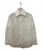 Yohji Yamamoto pour hommeヨウジヤマモト プールオム）の古着「コットンデザインシャツ」｜ホワイト