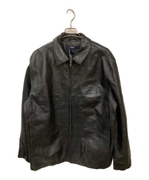 GAP（ギャップ）GAP (ギャップ) レザージャケット ブラック サイズ:Lの古着・服飾アイテム