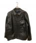 GAP（ギャップ）の古着「レザージャケット」｜ブラック