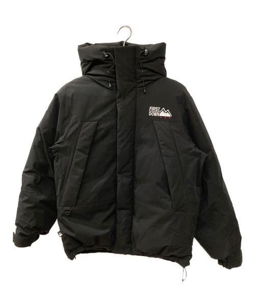 FIRST DOWN（ファーストダウン）FIRST DOWN (ファーストダウン) ダウンジャケット ブラック サイズ:Mの古着・服飾アイテム