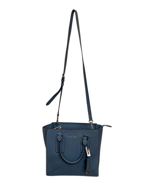 MICHAEL KORS（マイケル・コース）MICHAEL KORS (マイケルコース) 2WAYショルダーバッグ ブルーの古着・服飾アイテム