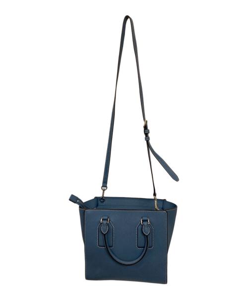 MICHAEL KORS（マイケル・コース）MICHAEL KORS (マイケルコース) 2WAYショルダーバッグ ブルーの古着・服飾アイテム