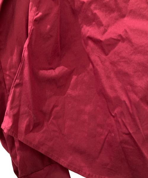 Vivienne Westwood RED LABEL（ヴィヴィアンウエストウッドレッドレーベル）Vivienne Westwood RED LABEL (ヴィヴィアンウエストウッドレッドレーベル) オーブ刺繍シャツ バーガンディー サイズ:3の古着・服飾アイテム