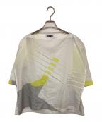132 5. ISSEY MIYAKE132 5. イッセイ ミヤケ）の古着「半袖プリーツデザインブラウス」｜ホワイト