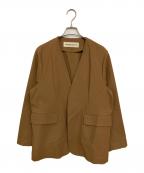 THE SHINZONEザ シンゾーン）の古着「ノーカラージャケット」｜ブラウン