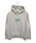 stussyステューシー）の古着「プリントパーカー」｜グレー