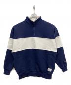 NAUTICAノーティカ）の古着「ハーフジップスウェット」｜ネイビー