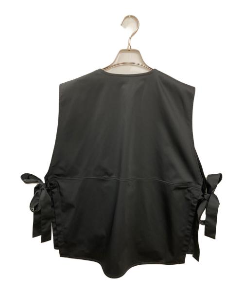 styling/（スタイリング）styling/ (スタイリング) サテンワークベスト ブラック サイズ:FREEの古着・服飾アイテム