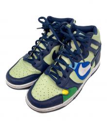NIKE（ナイキ）の古着「ハイカットスニーカー」｜ネイビー×グリーン