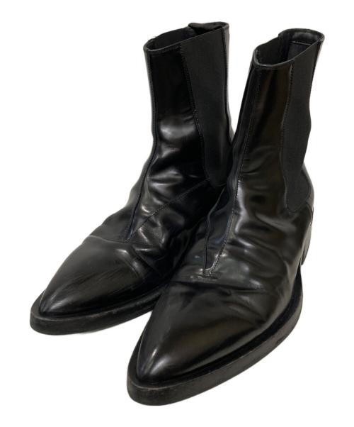 JIL SANDER（ジルサンダー）JIL SANDER (ジルサンダー) サイドゴアチェルシーブーツ ブラック サイズ:39の古着・服飾アイテム