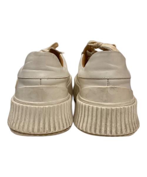 JIL SANDER（ジルサンダー）JIL SANDER (ジルサンダー) ローカットスニーカー ホワイト サイズ:39の古着・服飾アイテム