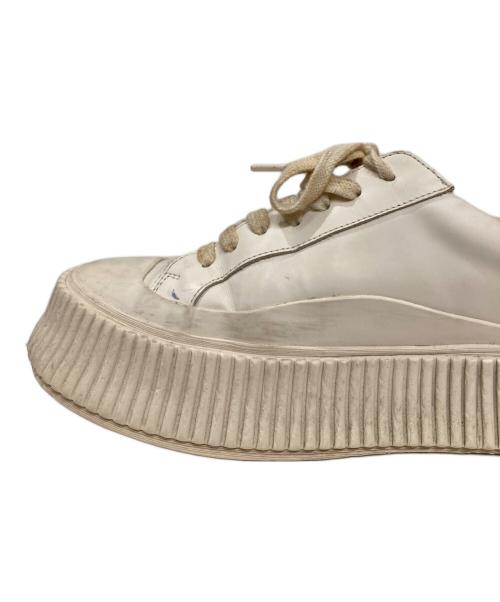 JIL SANDER（ジルサンダー）JIL SANDER (ジルサンダー) ローカットスニーカー ホワイト サイズ:39の古着・服飾アイテム