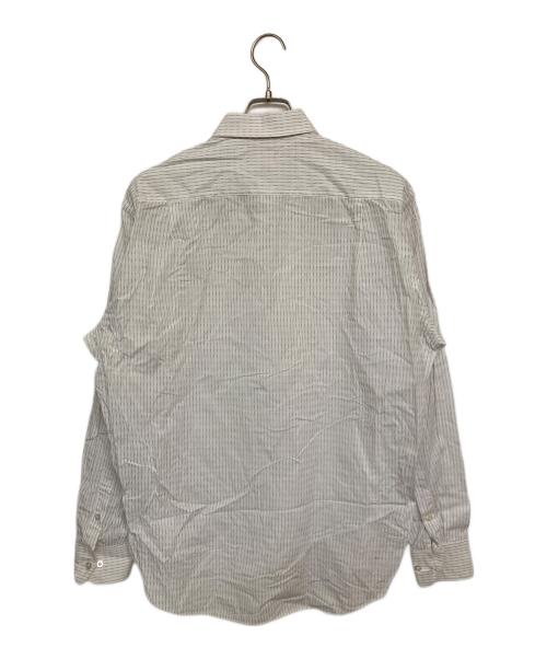 VERSACE CLASSIC（ヴェルサーチクラシック）VERSACE CLASSIC (ヴェルサーチクラシック) ストライプシャツ ホワイト サイズ:43の古着・服飾アイテム