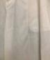 中古・古着 ISSEY MIYAKE (イッセイミヤケ) バイカラータックワイドパンツ ホワイト×ブラック サイズ:S：14000円