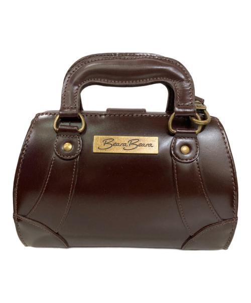 BEARA BEARA（ベアラ ベアラ）BEARA BEARA (ベアラ ベアラ) 2WAYショルダーバッグ ブラウンの古着・服飾アイテム