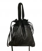 CCUシーシーユー）の古着「巾着ショルダーバッグ」｜ブラック