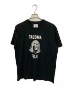 TACOMA FUJI RECORDSタコマ フジ レコード）の古着「半袖Tシャツ」｜ブラック