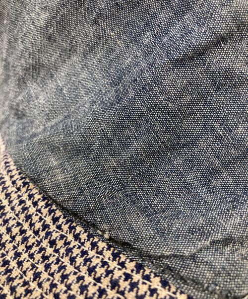 R BY 45rpm（アールバイフォーティファイブアールピーエム）R BY 45rpm (アールバイフォーティファイブアールピーエム) 千鳥柄バケットハット ネイビー サイズ:サイズ2の古着・服飾アイテム