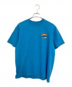 UNIONユニオン）の古着「両面プリントTシャツ」｜ブルー