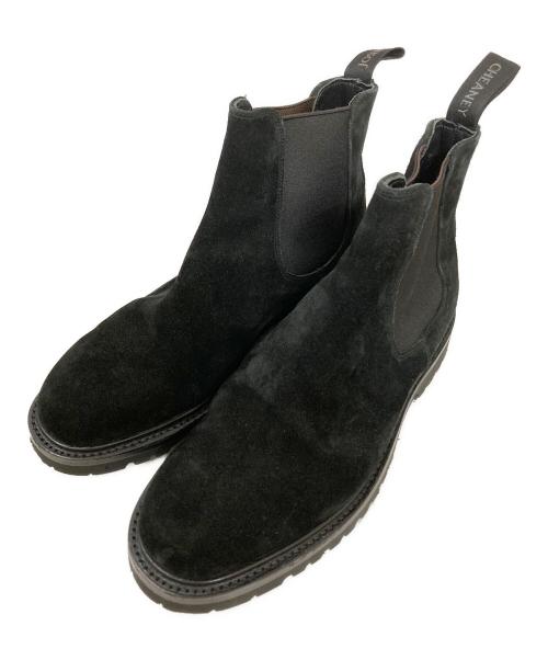 JOSEPH CHEANEY（ジョセフチーニー）JOSEPH CHEANEY (ジョセフチーニー) スエードサイドゴアブーツ ブラック サイズ:8の古着・服飾アイテム