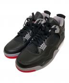 NIKEナイキ）の古着「ナイキ エアジョーダン4 レトロ "ブレッド リイマジンド"」｜ブラック