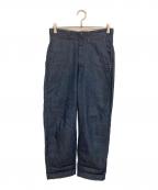 45Rフォーティファイブ・アール）の古着「モンプデニムの908ニームパンツ（濃）」｜インディゴ
