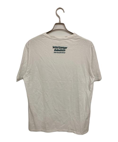 WACKO MARIA（ワコマリア）WACKO MARIA (ワコマリア) Tiffany RECORDSプリントTシャツ ホワイト サイズ:Mの古着・服飾アイテム