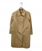 Burberry'sバーバリー）の古着「裏ノバチェックステンカラーコート」｜ベージュ