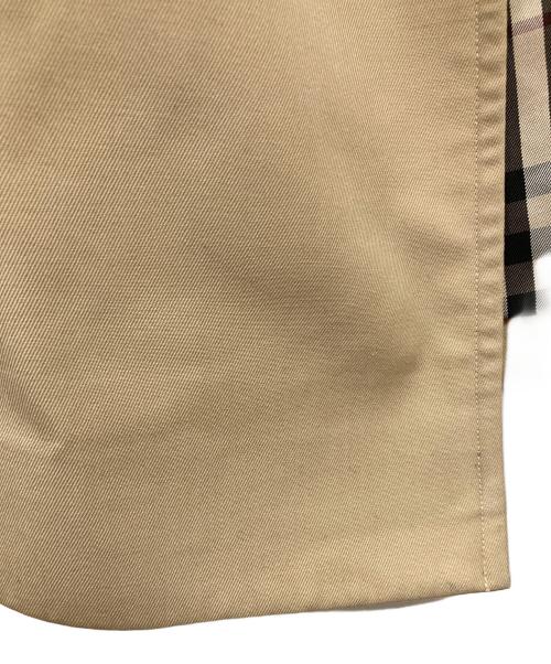 Burberry's（バーバリー）Burberry's (バーバリーズ) 裏ノバチェックステンカラーコート ベージュ サイズ:Sの古着・服飾アイテム