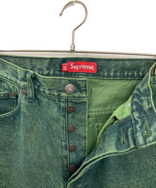 SUPREME（シュプリーム）SUPREME (シュプリーム) Regular Jean Overdyed Green グリーン サイズ:30の古着・服飾アイテム