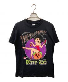 NJ CROCE（エヌジェー クロス）の古着「Betty Boop両面プリントTシャツ」｜ブラック