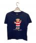 POLO RALPH LAUREN（ポロ・ラルフローレン）の古着「ポロベアプリントTシャツ」｜ネイビー