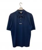 OAKLEYオークリー）の古着「ロゴ刺繍ポロシャツ」｜ネイビー