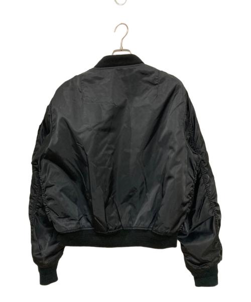ALPHA（アルファ）ALPHA (アルファ) MA-1ジャケット ブラック サイズ:XLの古着・服飾アイテム