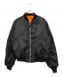 ALPHA（アルファ）の古着「MA-1ジャケット」｜ブラック