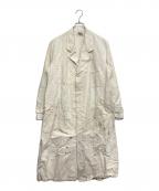 French Armyフランス軍）の古着「ヴィンテージホピタルコート」｜ベージュ