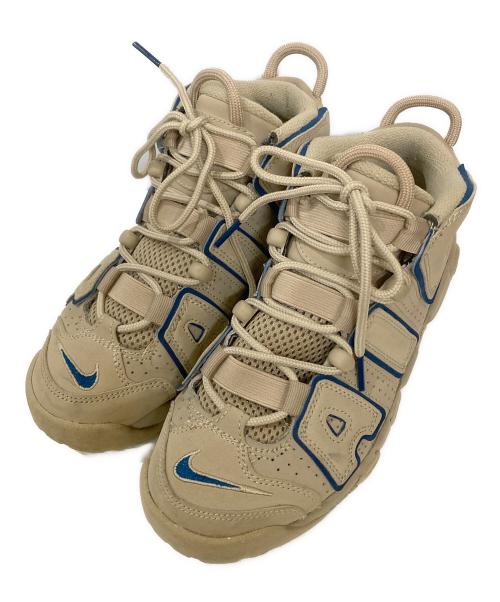NIKE（ナイキ）NIKE (ナイキ) AIR MORE UPTEMPO ベージュ サイズ:23.5cmの古着・服飾アイテム