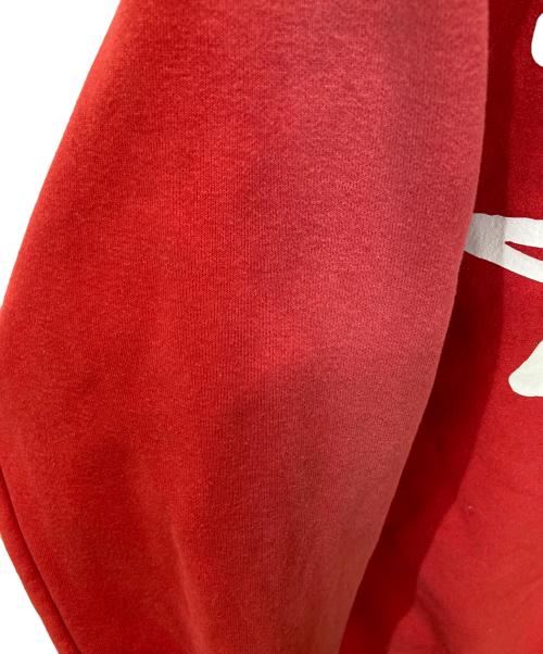 stussy（ステューシー）stussy (ステューシー) ヘヴィウェイトジップパーカー レッド サイズ:Lの古着・服飾アイテム