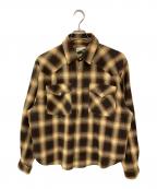 Ballsy.Brothersボールジーブラザーズ）の古着「オンブレチェックシャツ」｜ブラウン