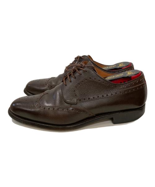 SCOTCH GRAIN（スコッチグレイン）SCOTCH GRAIN (スコッチグレイン) ウィングチップシューズ ブラウン サイズ:25cmの古着・服飾アイテム