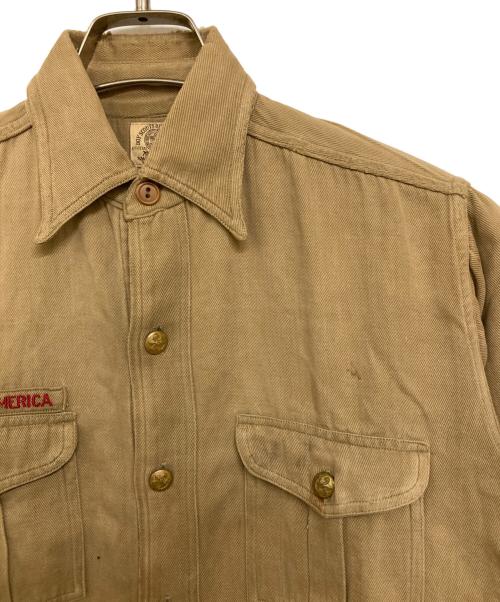 BSA（BSA）BSA (BSA) ヴィンテージSWEET-ORRボーイスカウトシャツ ブラウン サイズ:不明(実寸サイズをご確認ください)の古着・服飾アイテム