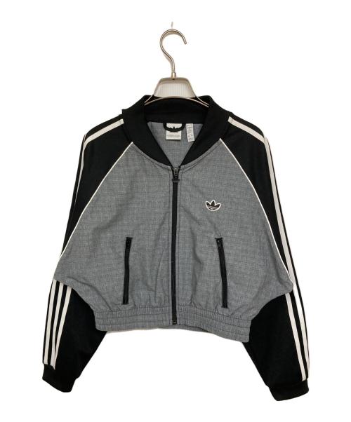adidas（アディダス）adidas (アディダス) ジップアップジャケット グレー サイズ:Lの古着・服飾アイテム
