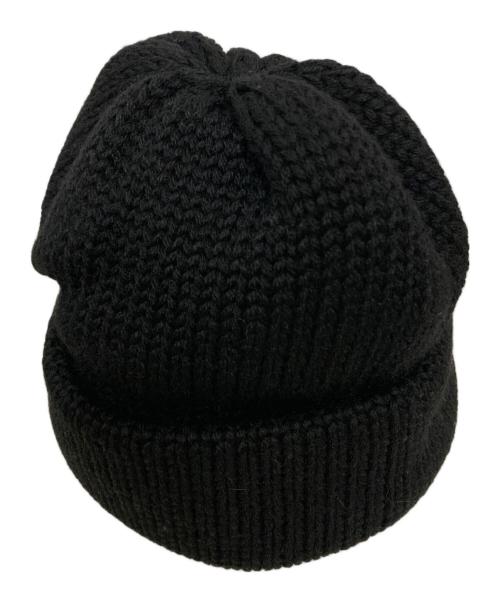 COMES AND GOES（カムズアンドゴーズ）COMES AND GOES (カムズアンドゴーズ) ニット帽 ブラックの古着・服飾アイテム